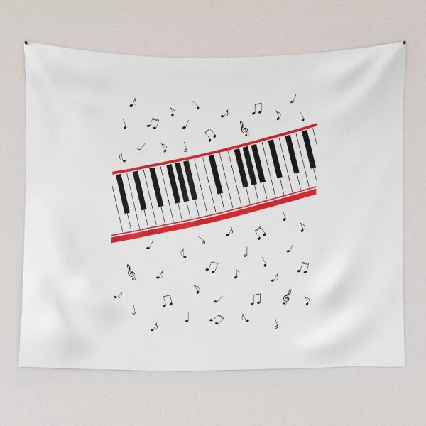 Item preview, Retro 1980s Piano Player Synthwave Keyboard Musician Design designed and sold by kiralynstration.