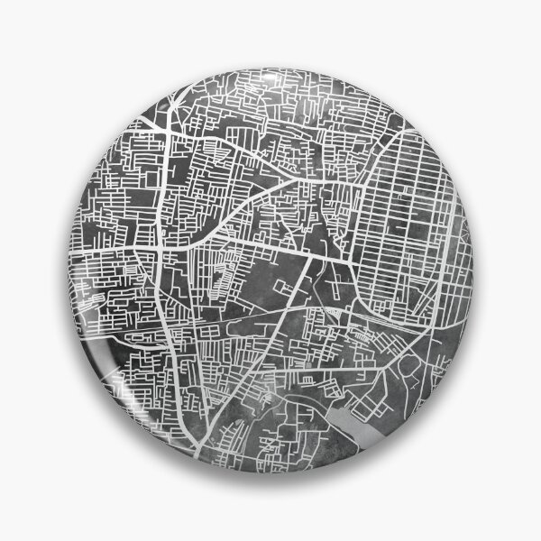 Item preview, Pondicherry Street Map India designed and sold by ArtPrints.