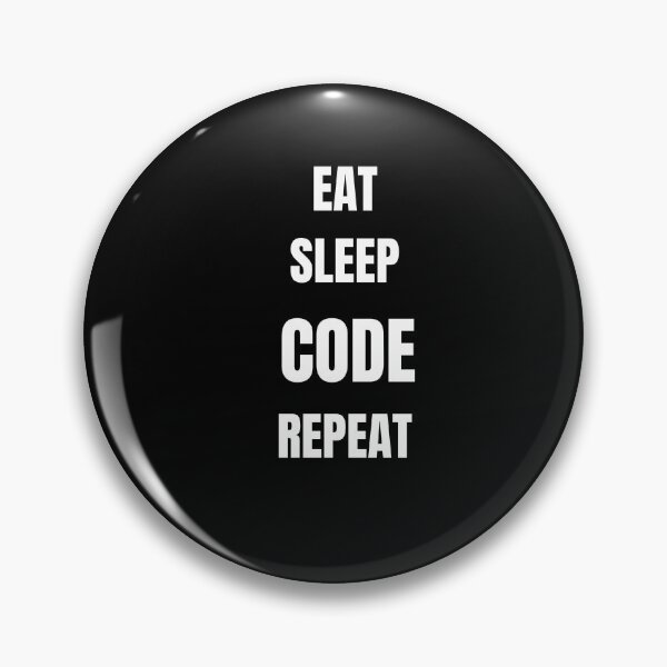 Item preview, Eat Sleep Code Repeat Programmer T-Shirt designed and sold by BuggedThreads.