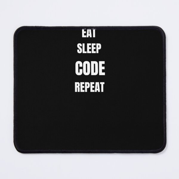 Item preview, Eat Sleep Code Repeat Programmer T-Shirt designed and sold by BuggedThreads.