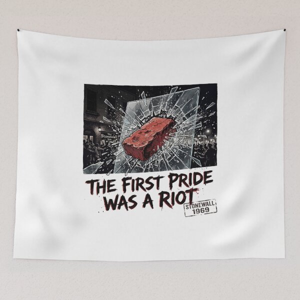 Item preview, The First Pride Was A Riot Stonewall 1969 Punk designed and sold by ryanguas.