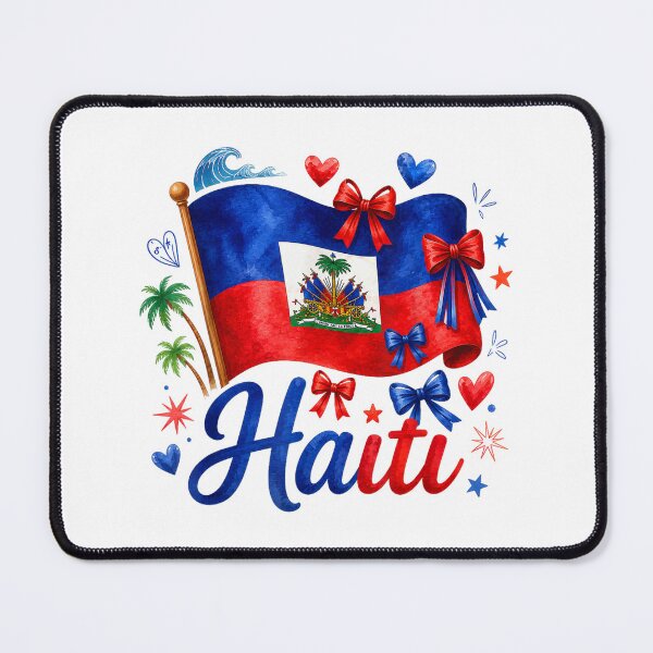 Item preview, Haiti Flag Day Haitian Pride Retro Patriotic Women Design designed and sold by kiralynstration.