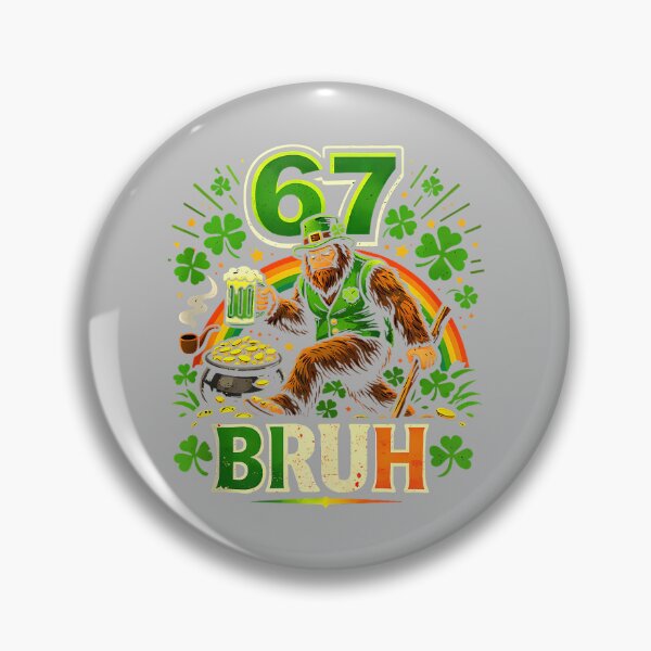 Item preview, Six Seven Bruh Sasquatch 67 St Patricks Day Shamrock Bigfoot Tank Top designed and sold by mjohnson9.