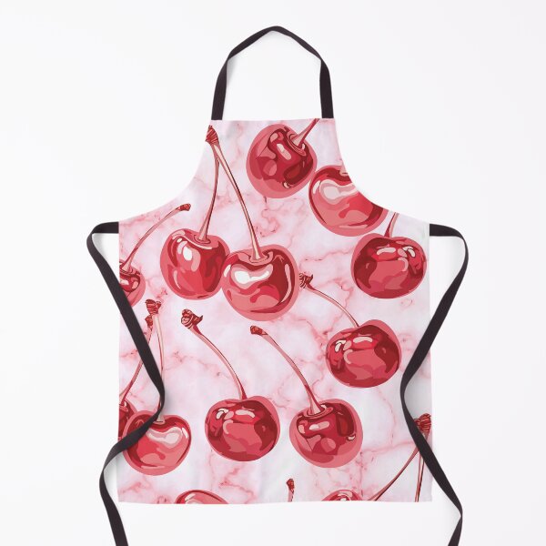 Item preview, Sweet Cherry Pattern on Pink Marble Background designed and sold by PMSNshop.