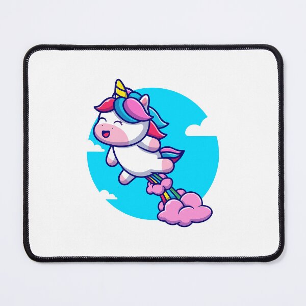 Item preview, Cute Flying Rainbow Unicorn Cartoon designed and sold by achristiaf.