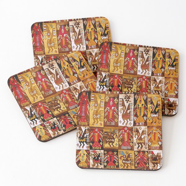 Item preview, Pre-Columbian Peru Bird & Fish Chimu Restored from 1200 AD designed and sold by Big Bang Canvas.