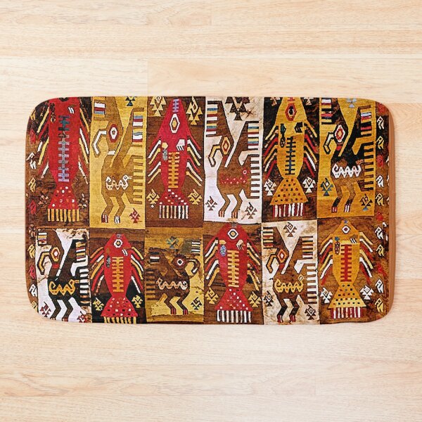Item preview, Pre-Columbian Peru Bird & Fish Chimu Restored from 1200 AD designed and sold by Big Bang Canvas.