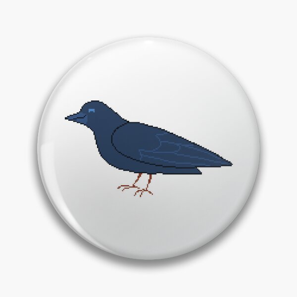 Item preview, Pixel 8-Bit Crow Art designed and sold by TartyTangy.