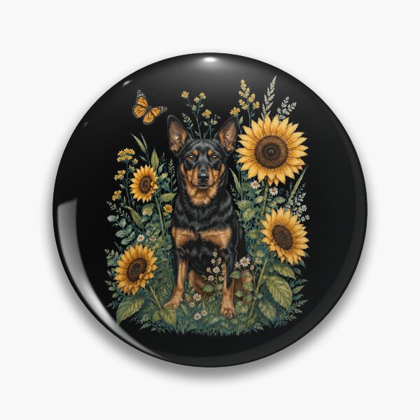 Artikelvorschau, Lancashire Heeler mit Sonnenblume Cottagecore-Kunst Hundebesitzer entworfen und verkauft von TerryConnells.