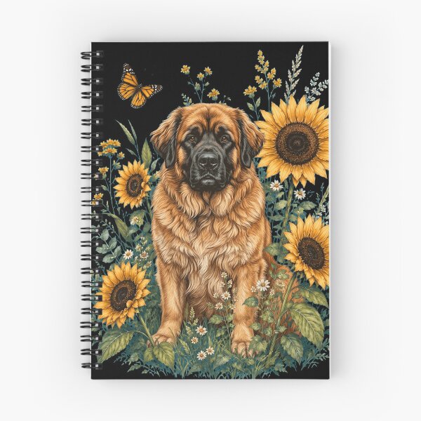 Item preview, Leonberger With Sunflower Cottagecore Art Dog Owner designed and sold by TerryConnells.