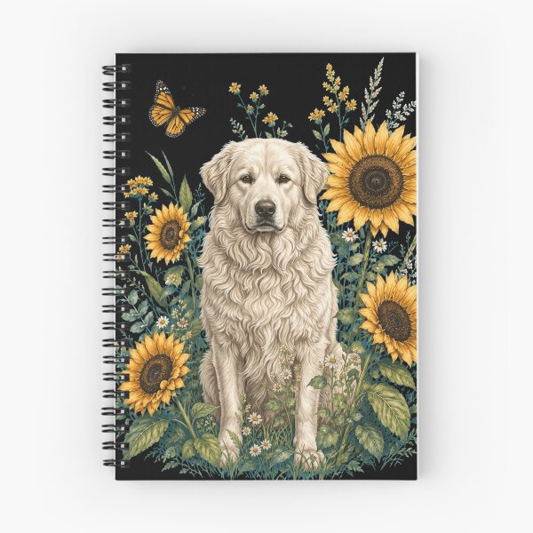 Item preview, Maremma Sheepdog With Sunflower Cottagecore Art Dog Owner designed and sold by TerryConnells.
