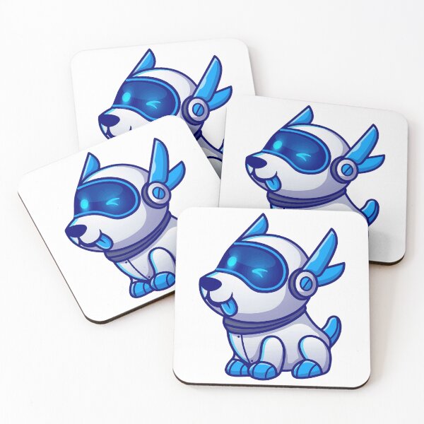 Item preview, Cute Cyberpunk Robot Dog Cartoon designed and sold by achristiaf.