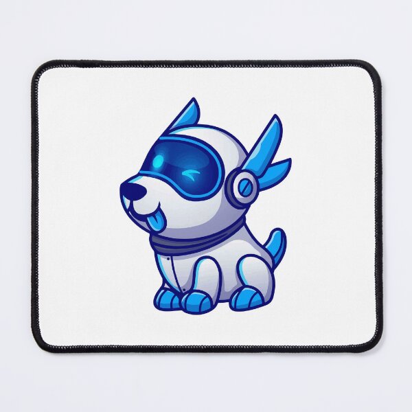Item preview, Cute Cyberpunk Robot Dog Cartoon designed and sold by achristiaf.