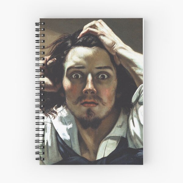 Item preview, Gustave Courbet-The Desperate Man  designed and sold by BestPaintings.