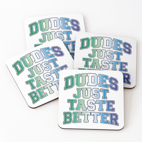Item preview, Dudes Just Taste Better Funny Gay Pride Collegiate designed and sold by ryanguas.