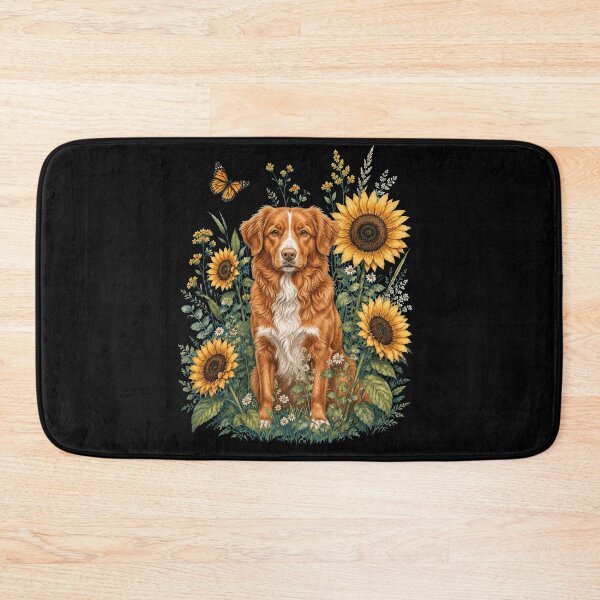 Item preview, Nova Scotia Duck Tolling Retriever With Sunflower Cottagecore Art Dog Owner designed and sold by TerryConnells.