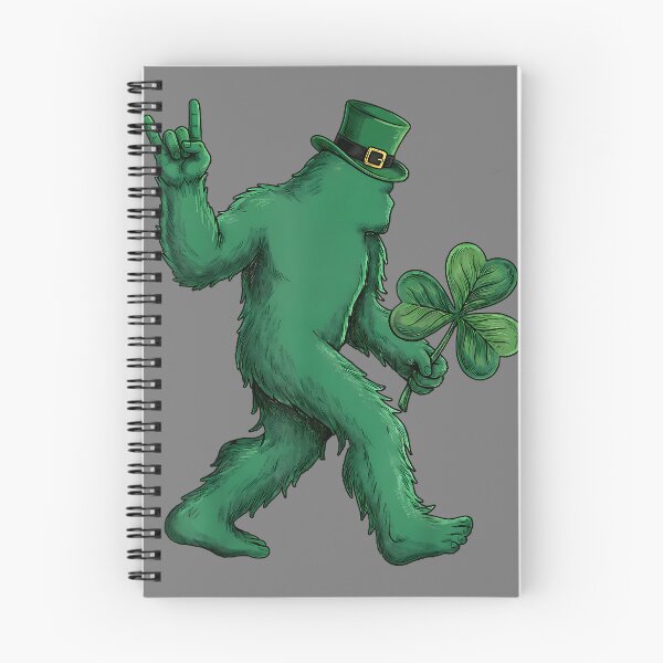 Item preview, St Patricks Day Bigfoot Rock Sasquatch Leprechaun Shamrock designed and sold by mjohnson9.