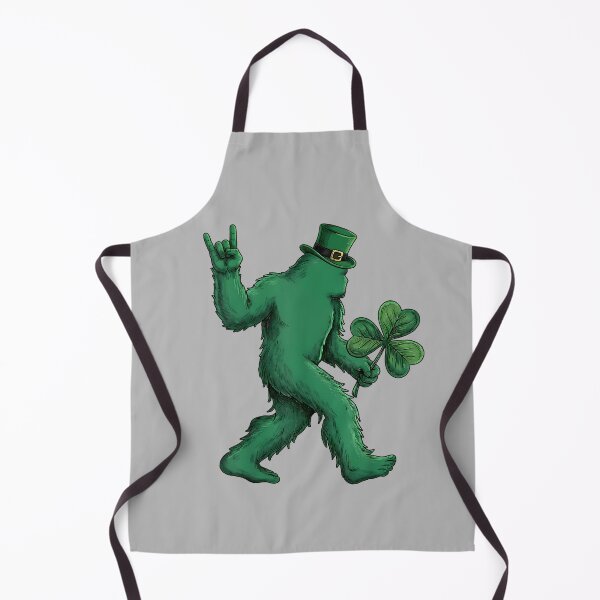 Item preview, St Patricks Day Bigfoot Rock Sasquatch Leprechaun Shamrock designed and sold by mjohnson9.
