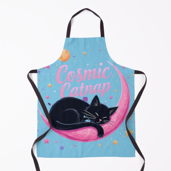 Item preview, Cosmic Cat Nap - Cat Sleeping on Crescent Moon T-Shirt for Cat Lovers and Dreamy Starseeds" designed and sold by highvibz72.