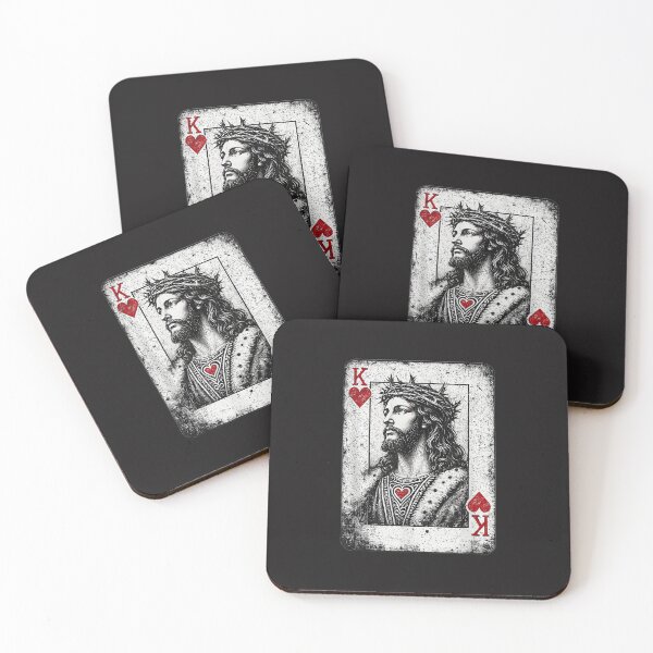 Item preview, Vintage Jesus Christ King Of Hearts Christian Playing Card Design designed and sold by kiralynstration.