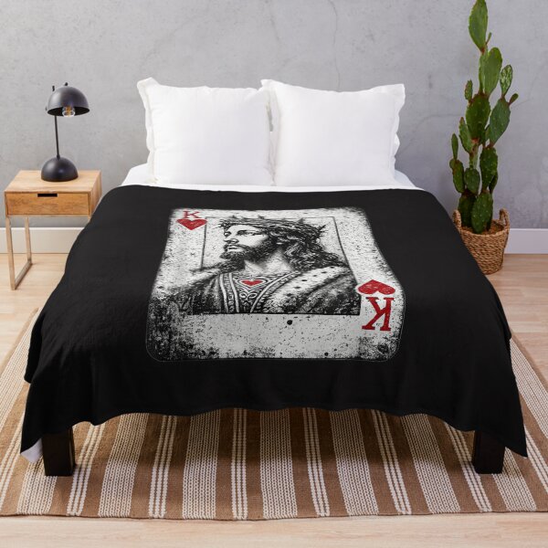 Item preview, Vintage Jesus Christ King Of Hearts Christian Playing Card Design designed and sold by kiralynstration.