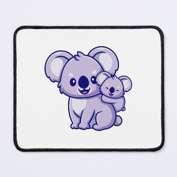Item preview, Cute Koala Mother Carrying Baby Cartoon designed and sold by achristiaf.