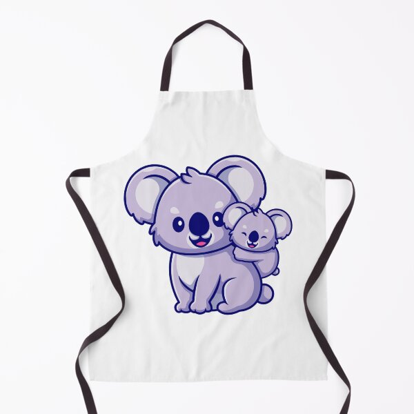 Aperçu de l'œuvre Maman koala mignonne portant son bébé (dessin animé) créée et vendue par achristiaf.