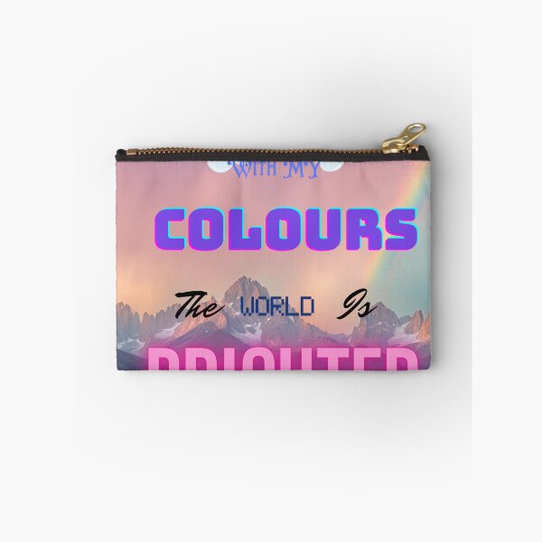 Item preview, With My Colours The World Is Brighter Cute Rainbow Aesthetic designed and sold by Ctrl+Z Enthusiast.