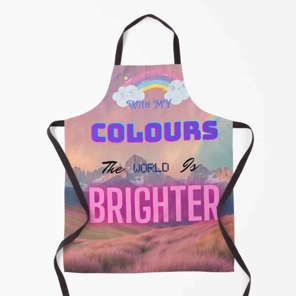 Item preview, With My Colours The World Is Brighter Cute Rainbow Aesthetic designed and sold by Ctrl+Z Enthusiast.