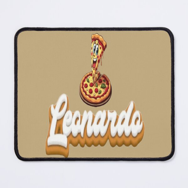 Item preview, Leonardo Pizza Lover Typography designed and sold by PrashaDesigns.