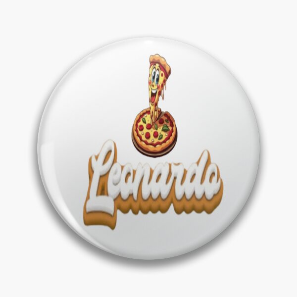 Item preview, Leonardo Pizza Lover Typography designed and sold by PrashaDesigns.