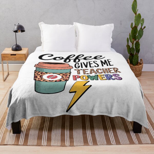 Item preview, Coffee Gives Me Teacher Power Teacher Elementary designed and sold by sailorjessiArt.