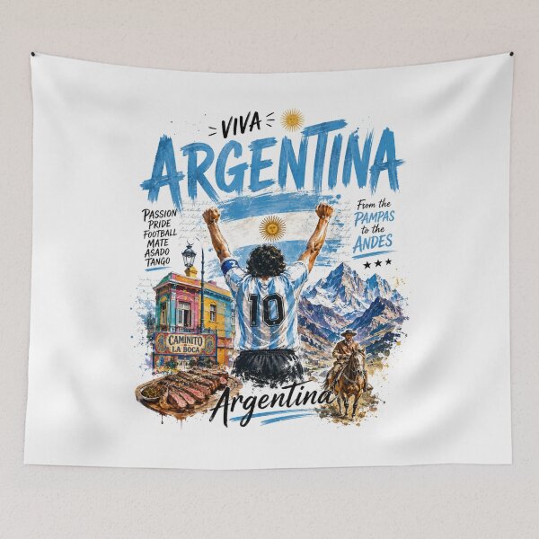 Item preview, Viva Argentina – Passion, Pride & Culture designed and sold by Countries&Cities Shop.