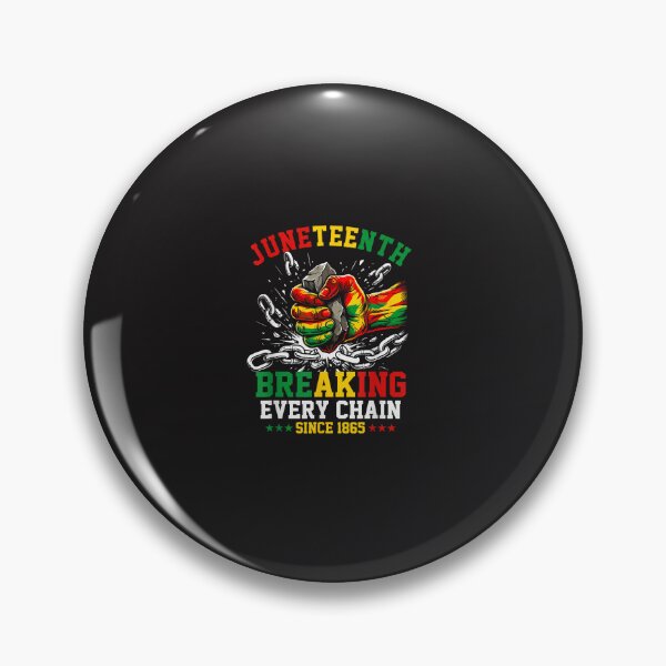 Item preview, Breaking Every Chain Since 1865 Juneteenth Freedom Retro Design designed and sold by kiralynstration.