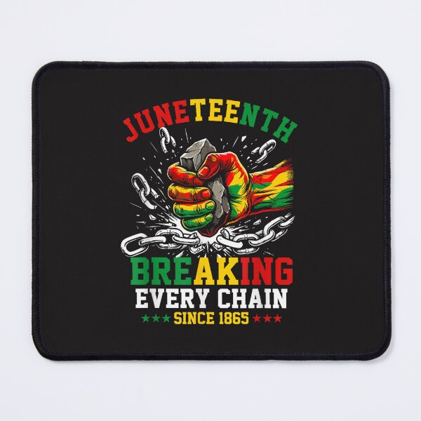 Item preview, Breaking Every Chain Since 1865 Juneteenth Freedom Retro Design designed and sold by kiralynstration.