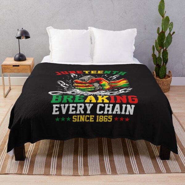 Item preview, Breaking Every Chain Since 1865 Juneteenth Freedom Retro Design designed and sold by kiralynstration.