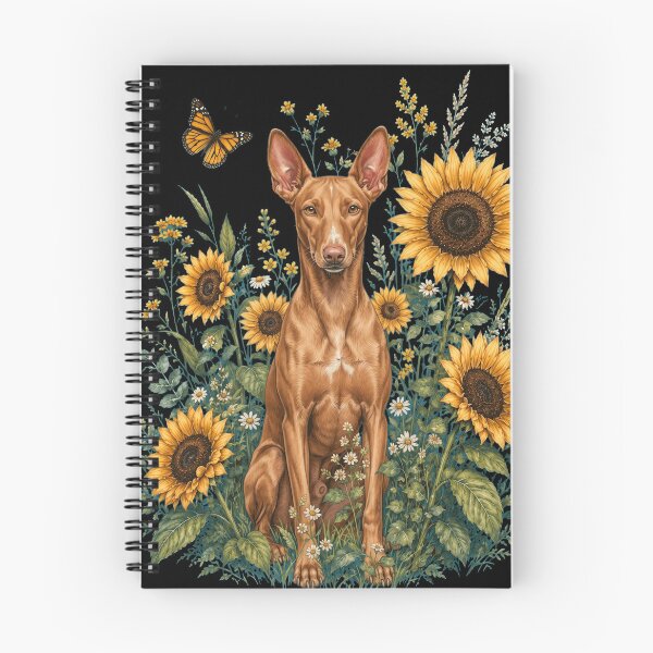 Item preview, Pharaoh Hound With Sunflower Cottagecore Art Dog Owner designed and sold by TerryConnells.