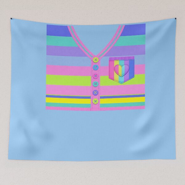 Item preview, Neon Pastel Cardigan Illusion Tee designed and sold by Aimetoi.