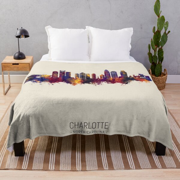 Item preview, Charlotte North Carolina Skyline designed and sold by ArtPrints.