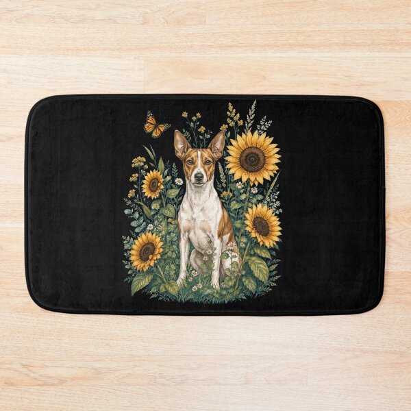 Artikelvorschau, Rat Terrier mit Sonnenblume Cottagecore-Kunst Hundebesitzer entworfen und verkauft von TerryConnells.