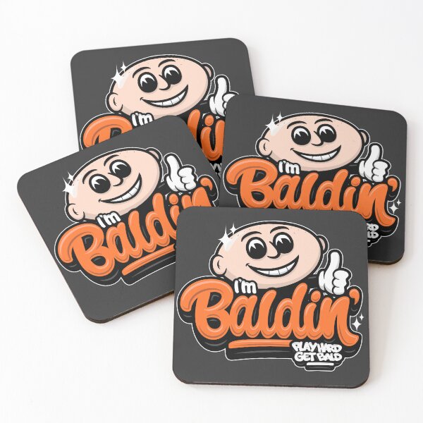 Item preview, I'm balding. Play Hard, Get Bald designed and sold by Koponee.