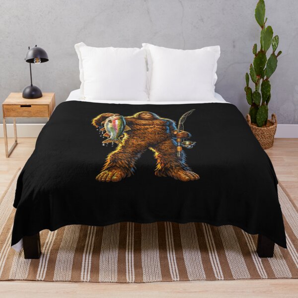 Item preview, Funny Bigfoot Sasquatch Fishing Outdoor Camping Father's Day designed and sold by FrankIsabel.
