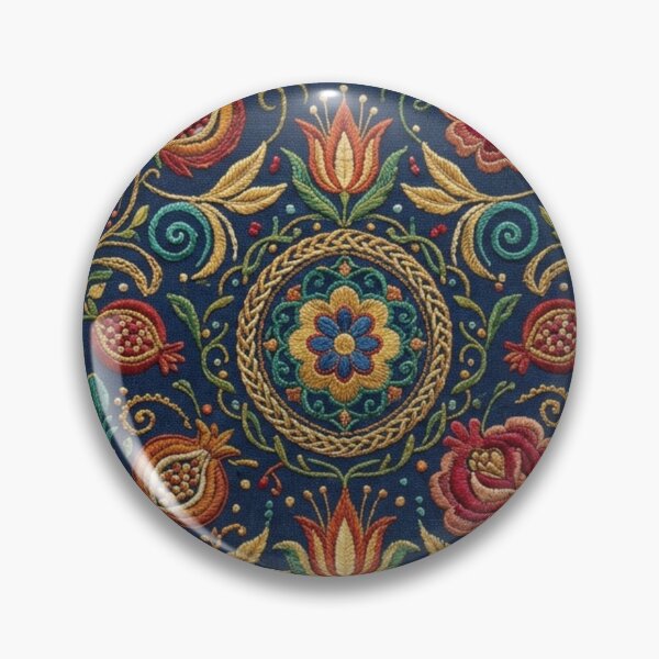Item preview, Persian Floral Embroidery Seamless Pattern designed and sold by FashioonTrends.
