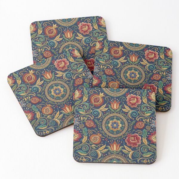 Item preview, Persian Floral Embroidery Seamless Pattern designed and sold by FashioonTrends.