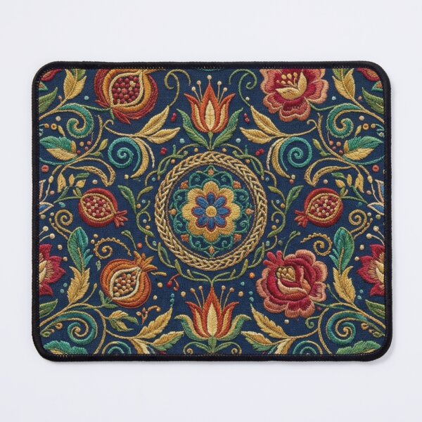 Item preview, Persian Floral Embroidery Seamless Pattern designed and sold by FashioonTrends.