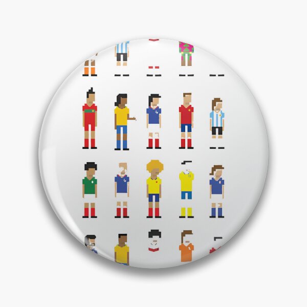 Item preview, Historic football players in 8-bit T-Shirt_185276 designed and sold by KTY-NUSS.