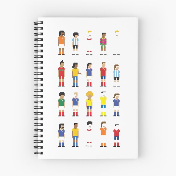 Item preview, Historic football players in 8-bit T-Shirt_185276 designed and sold by KTY-NUSS.