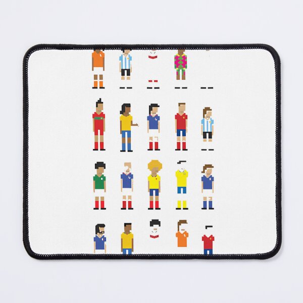 Item preview, Historic football players in 8-bit T-Shirt_185276 designed and sold by KTY-NUSS.