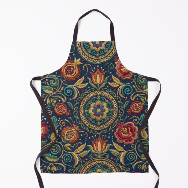 Item preview, Persian Floral Embroidery Seamless Pattern designed and sold by FashioonTrends.