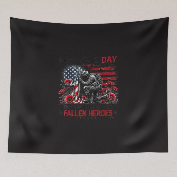 Item preview, Memorial Day Remembering Our Fallen Heroes Patriotic USA Design designed and sold by kiralynstration.